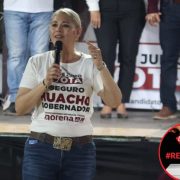 Verónica Camino en Opichén llama a votar