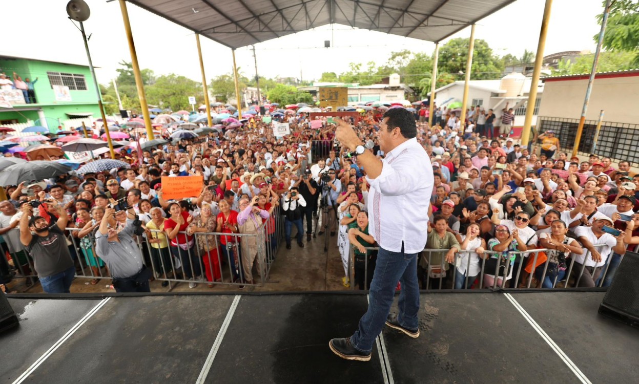 Javier May promoverá reformar ley para que el pueblo vuelva a elegir a sus delegados municipales