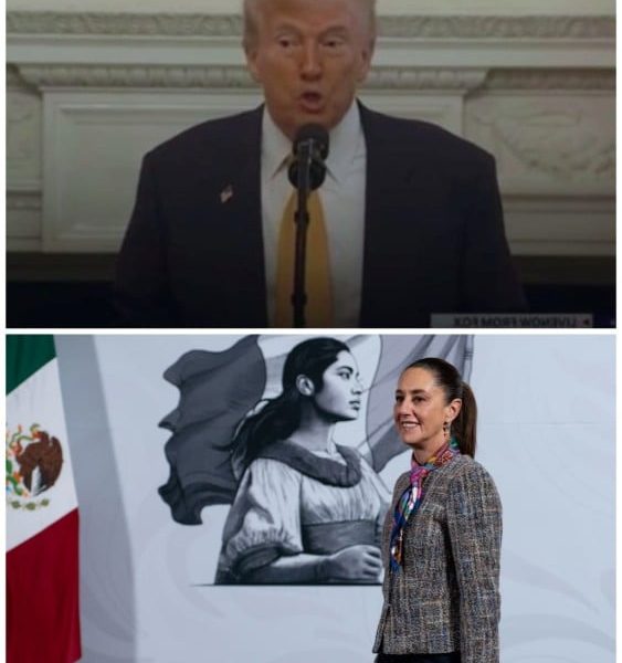 Trump elogia a Claudia Sheinbaum por su estrategia contra el fentanilo